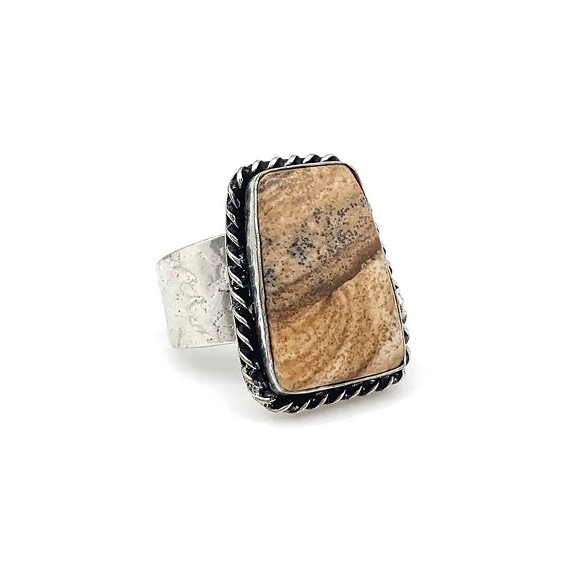 Ring--Statement, Stone, MANY Kinds (Anju)