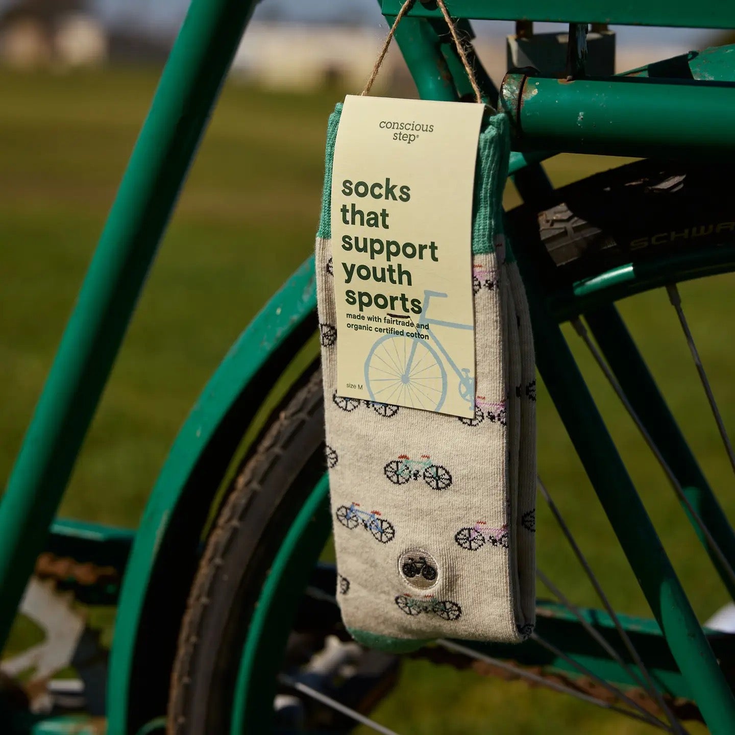 Socks--"Support Youth Sports", 3 Patterns (Conscious Steps)