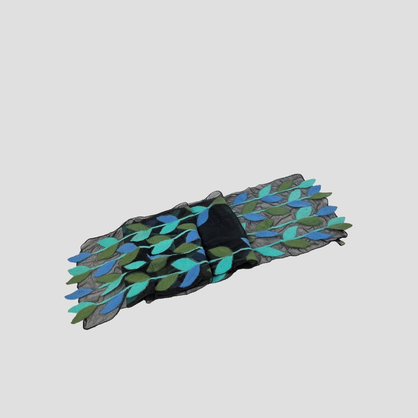 Scarf--"Leaves", Felt, 5 Colors (Feltful)