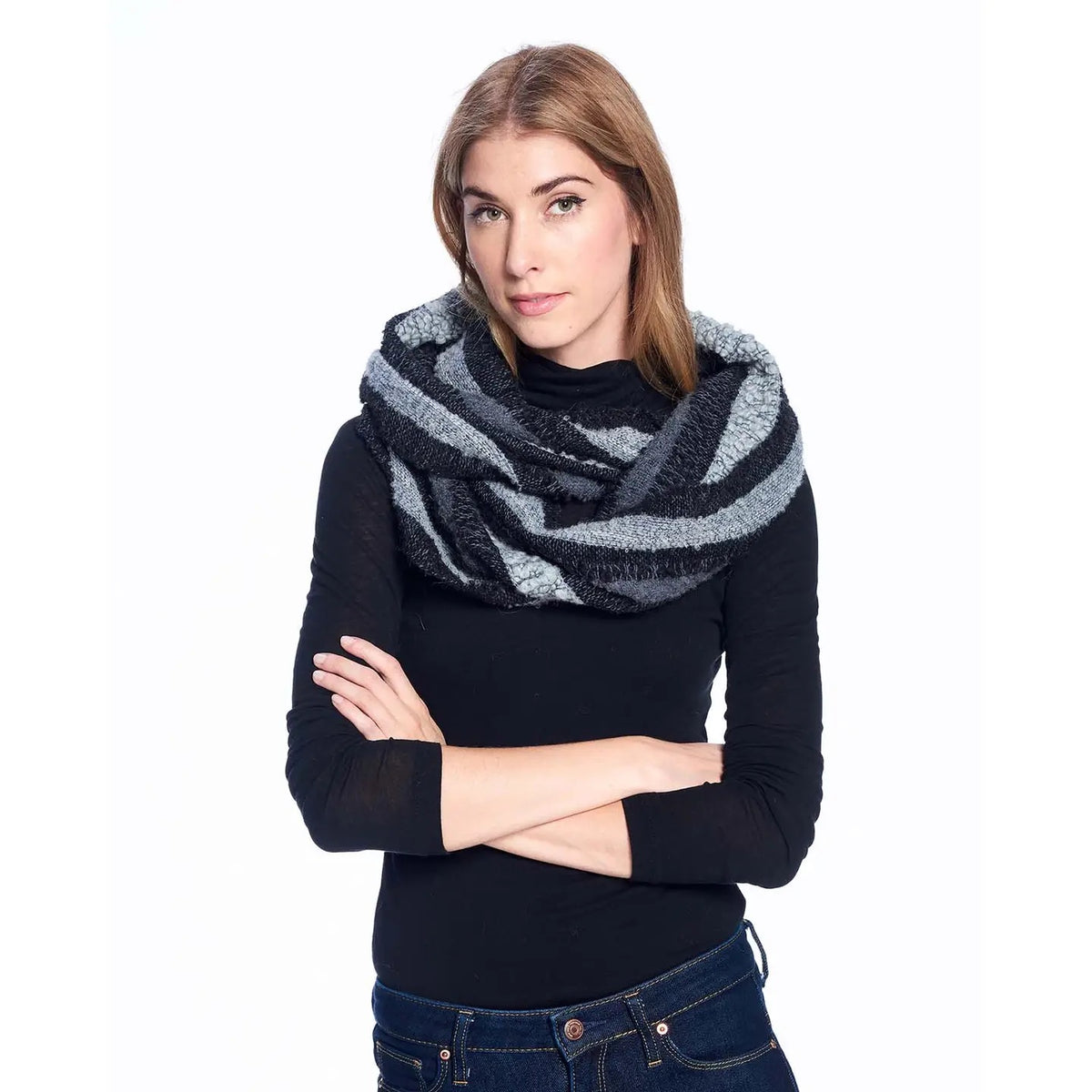 Scarf--Infinity, Alpaca, 5 Colorways (Shupaca Alpaca)