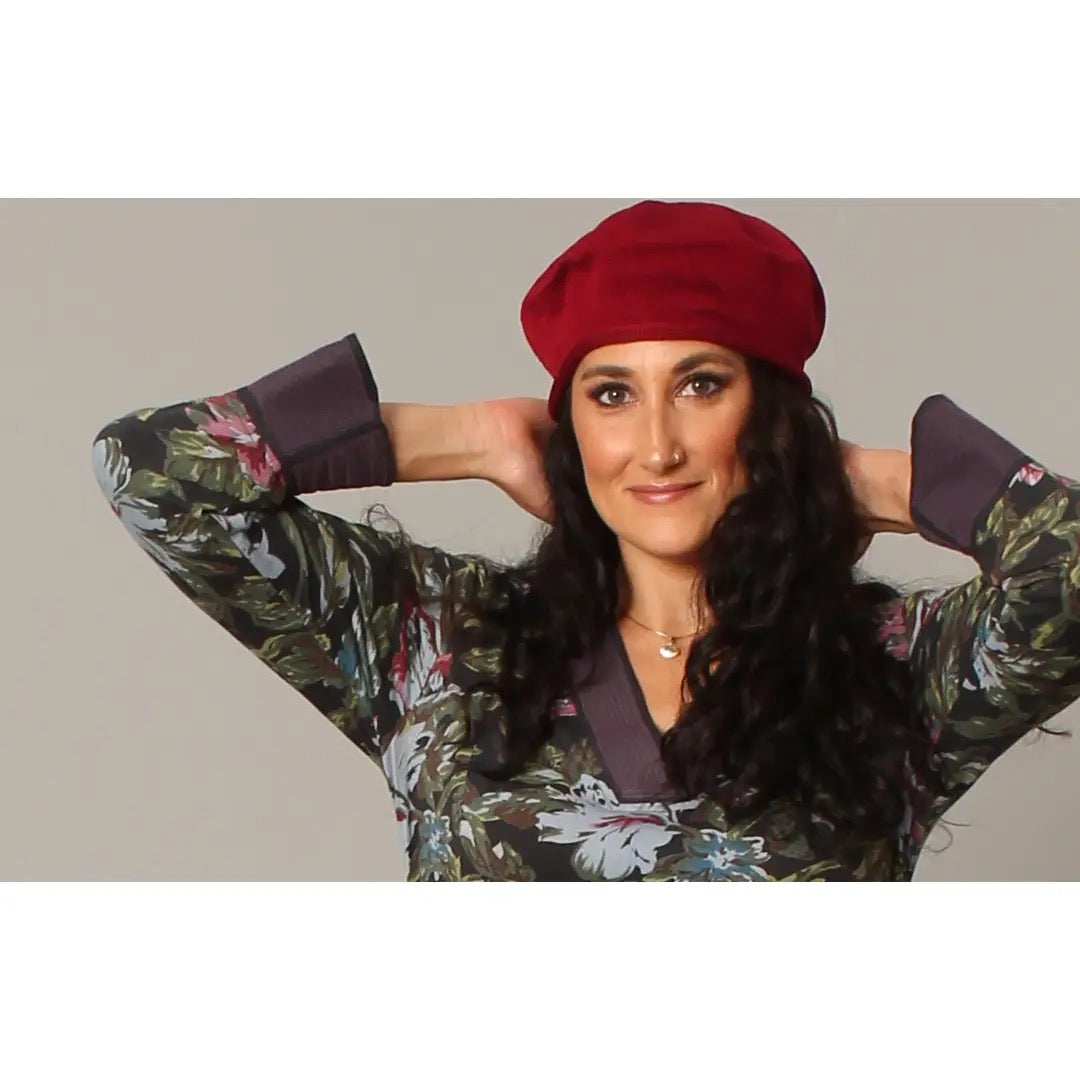 Hat--Beret, PIMA COTTON, Many Colors (Little Journeys Chicago)