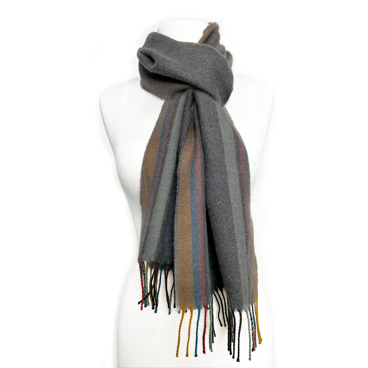 Scarf--Alpaca (Baby), Striped, 4 Colorways (Shupaca Alpaca)