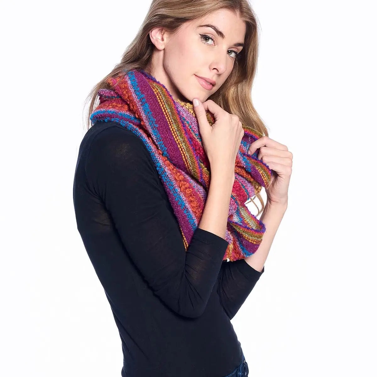 Scarf--Infinity, Alpaca, 5 Colorways (Shupaca Alpaca)