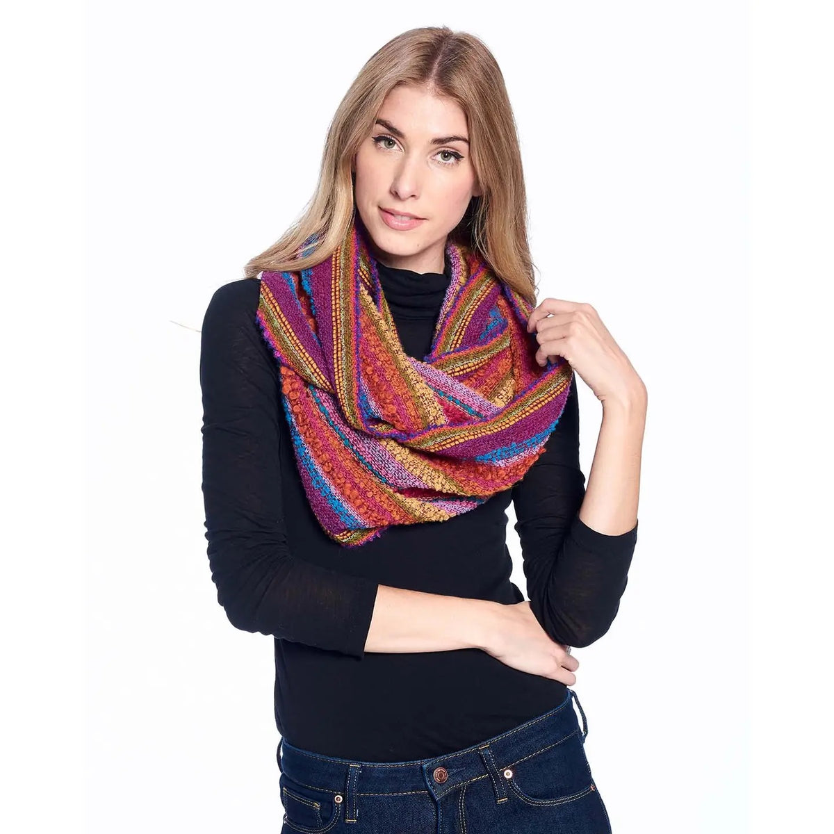 Scarf--Infinity, Alpaca, 5 Colorways (Shupaca Alpaca)