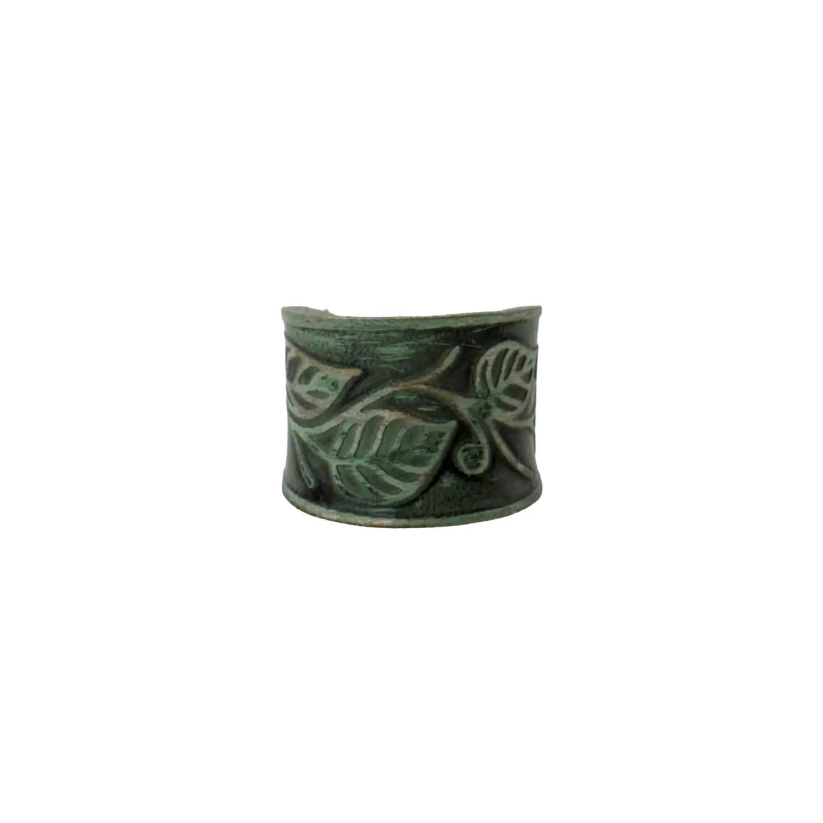 Ring--"Patina" Copper OR Silver-Plated Brass, MANY Colors/Patterns (Anju)