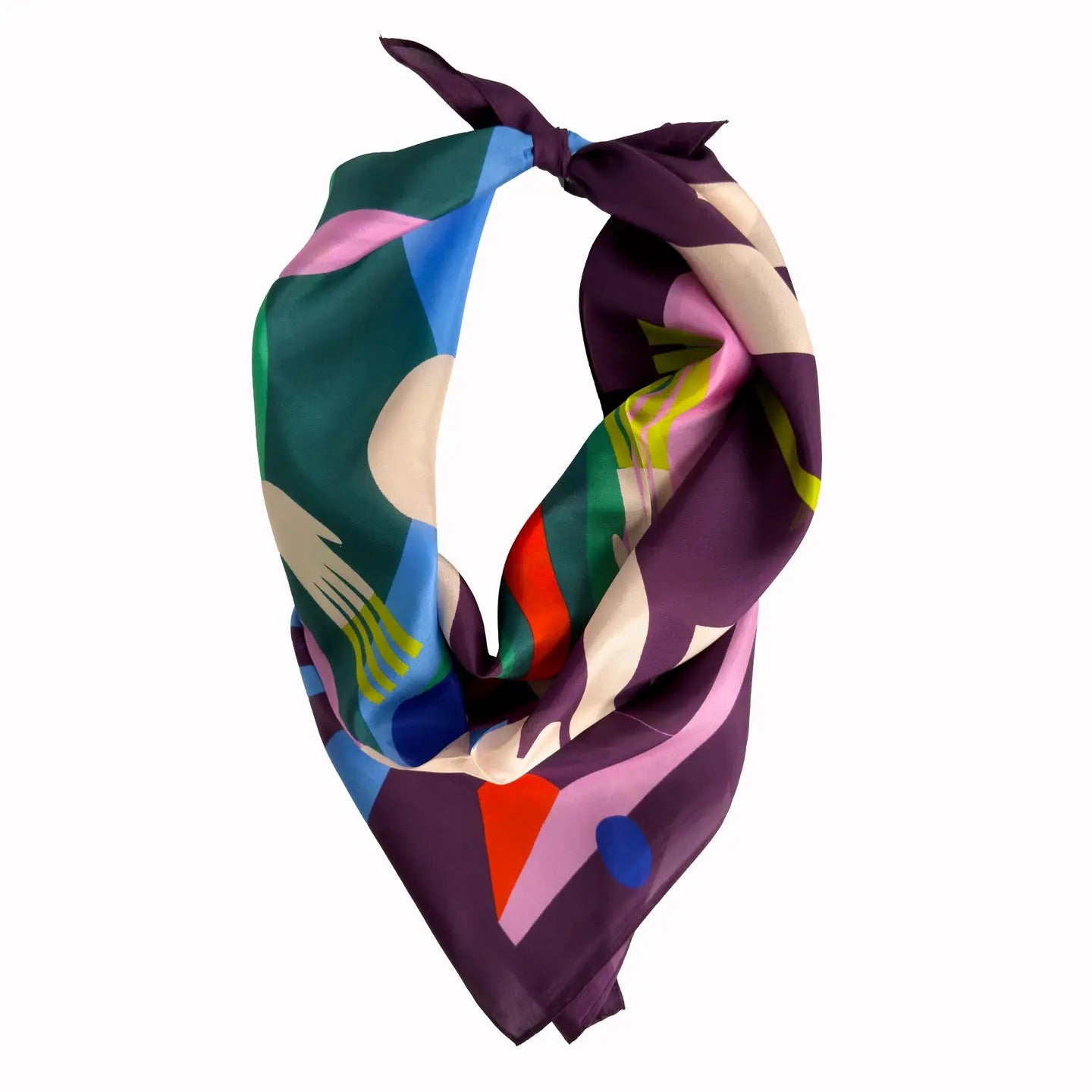 Scarf--Square, Silk, 7 Patterns (Voyager Silk Scarves)