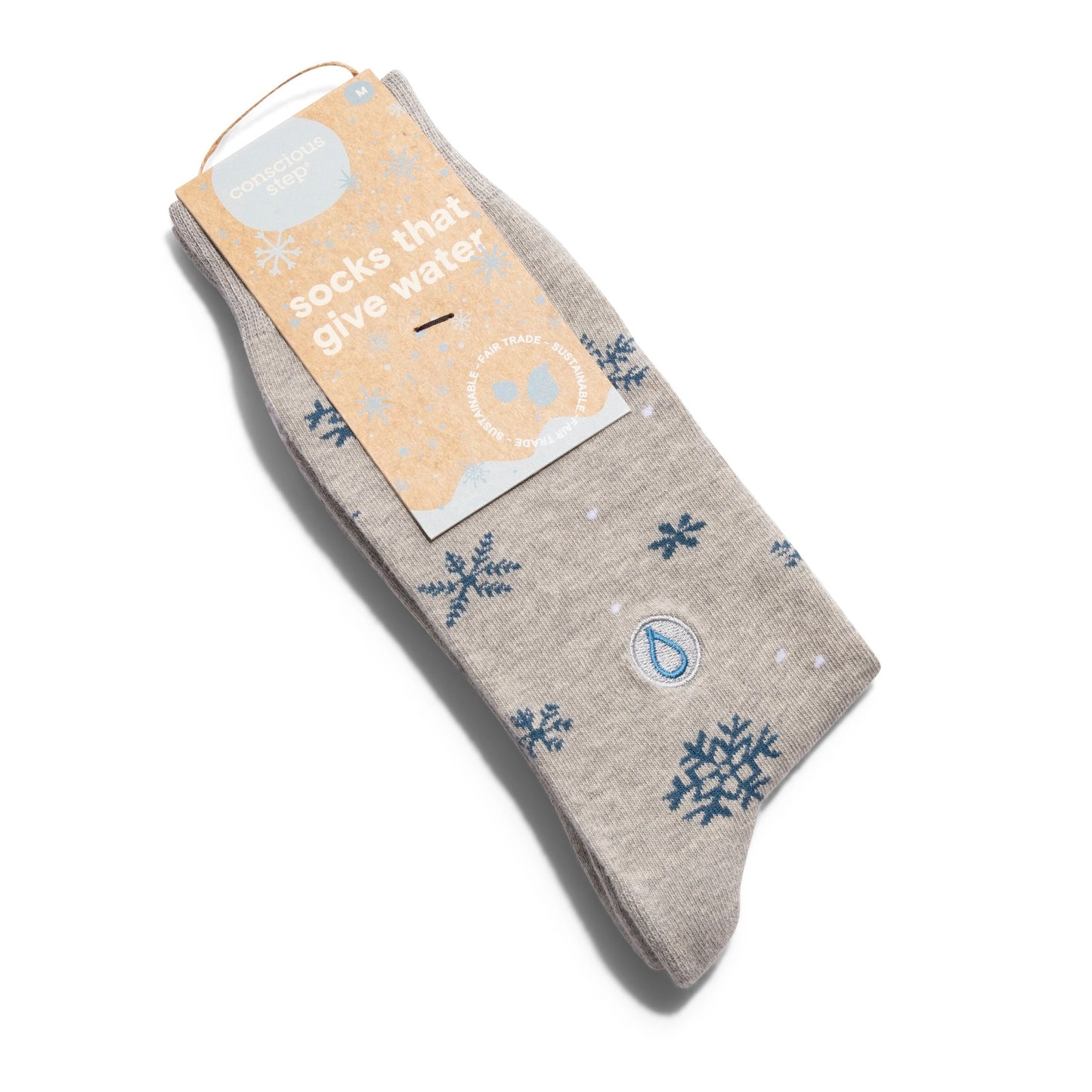 Conscious Steps--"Socks that Give Water" (1 Pattern; 2 Sizes)
