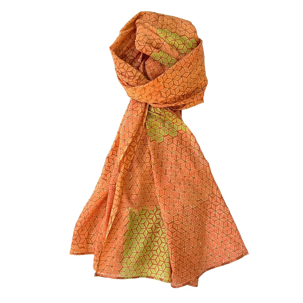 Scarf--Block Print, Cotton, Many Patterns (TO BE Chicago)