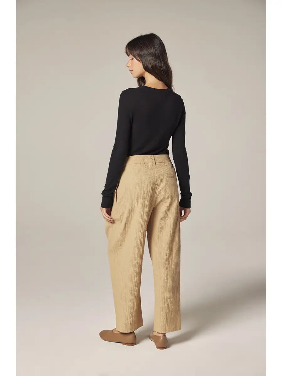 Top--Crew Neck, Long Sleeved, Wool-Blend, 4 Colors (Amente)