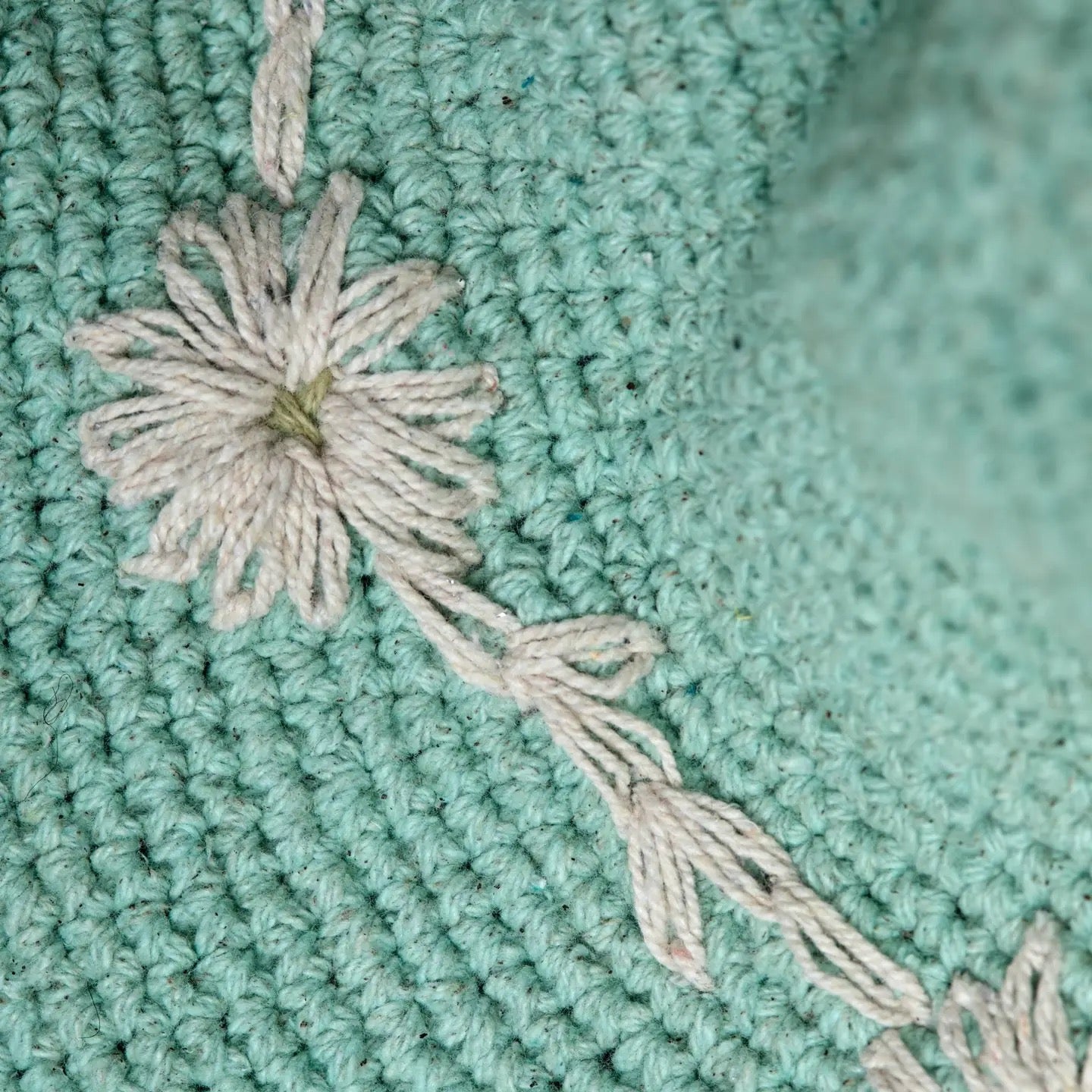 Hat--Fleur", Crocheted-Cotton, 5 Colors (By Many Hands)