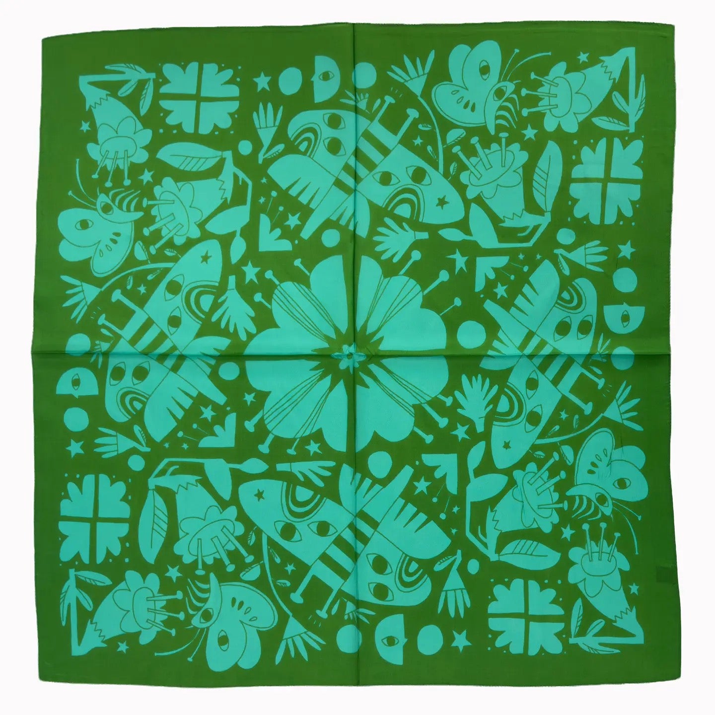 Scarf--Square, Silk, 7 Patterns (Voyager Silk Scarves)