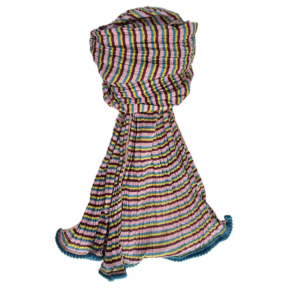 Scarf--"Crinkle", Cotton, Many Patterns (TO BE Chicago)