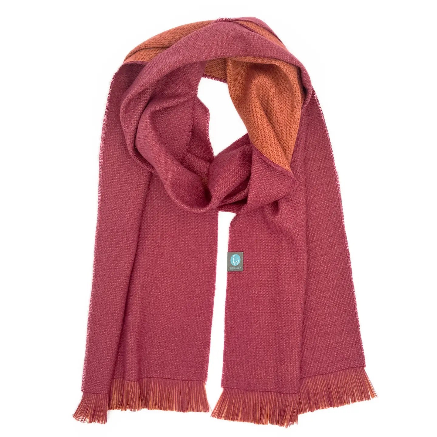 Scarf--Alpaca, Reversible, 5 Color Combinations (Shupaca Alpaca)