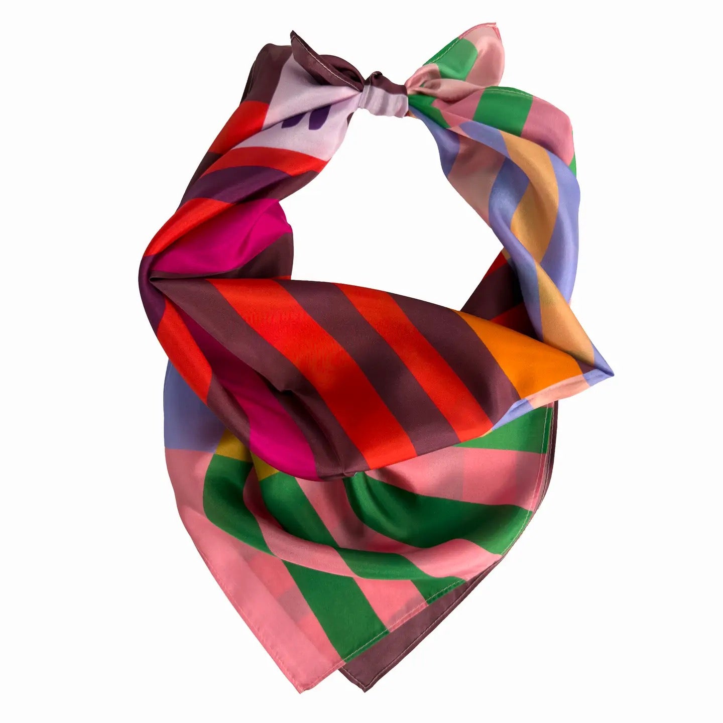 Scarf--Square, Silk, 7 Patterns (Voyager Silk Scarves)