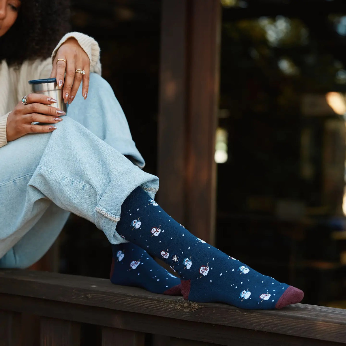 Socks--"Give Water", 5 Patterns/2 Styles/2 Sizes (Conscious Steps)