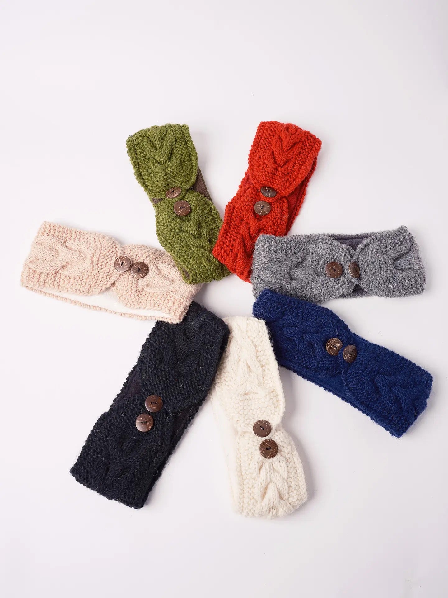 Headband--Wool, Knit, MANY Colors (WIndhorse)
