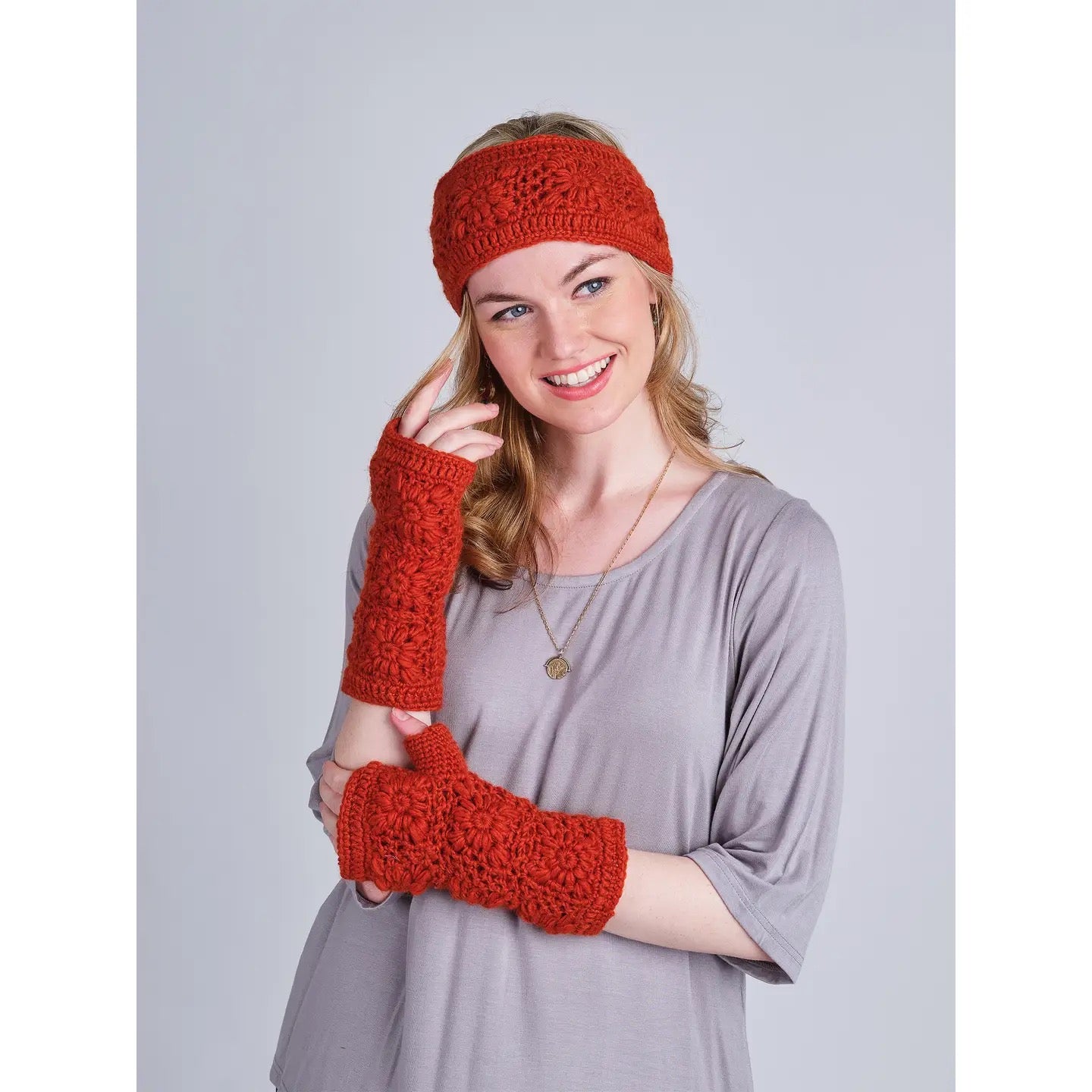 Wrist Warmers--Wool, Floral OR Cable Knit, Many Colors (WIndhorse)