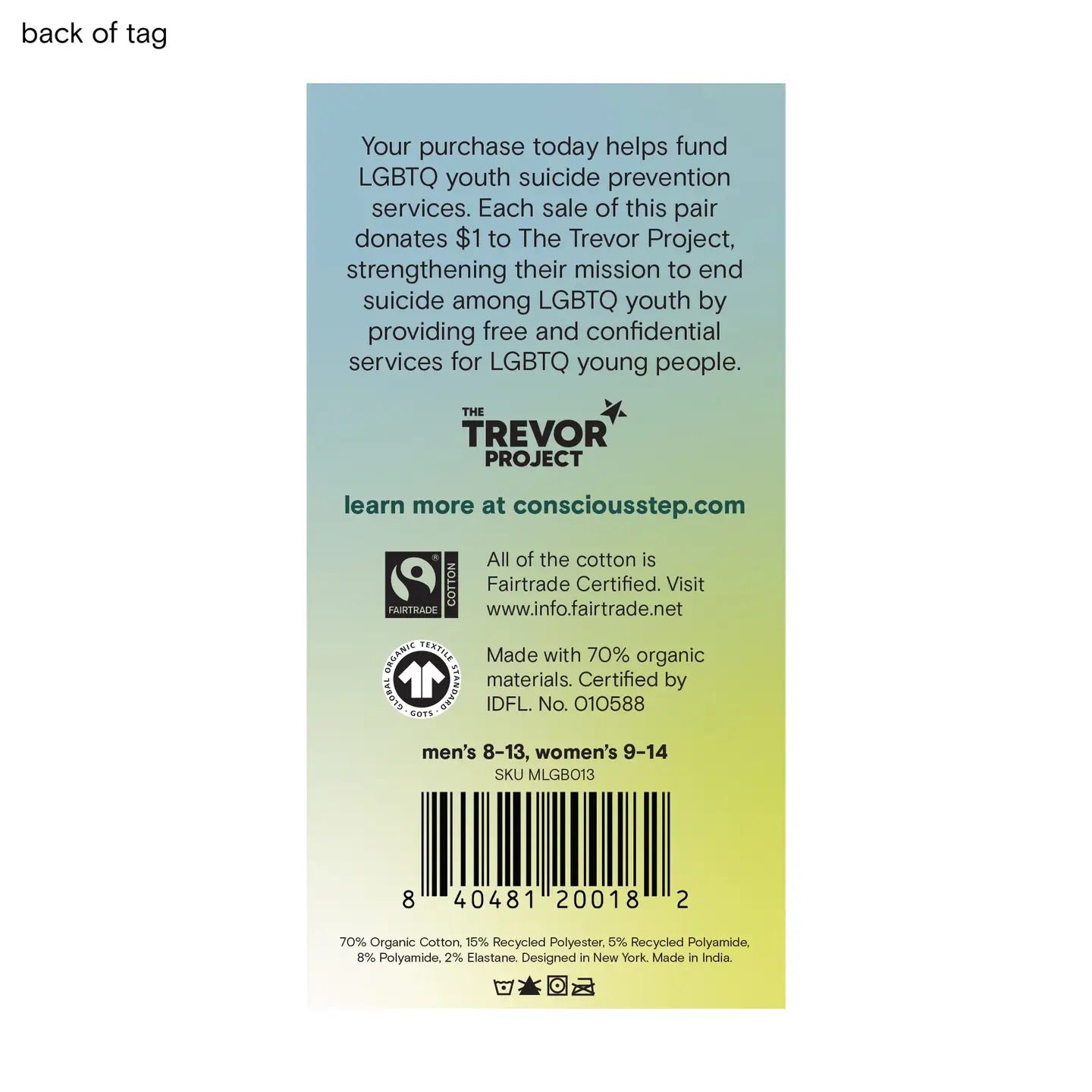 Socks--"Save LGBTQ Lives", 4 Patterns (Conscious Steps)