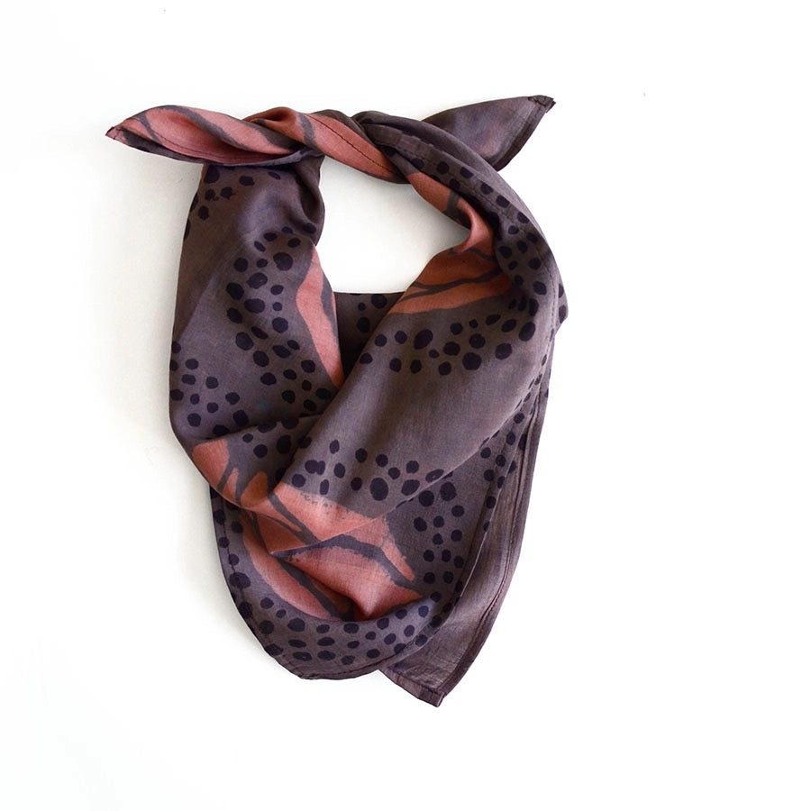 Bandana--Batik Print, Cotton AND/OR Silk, Many Colors/Patterns (Ichcha)