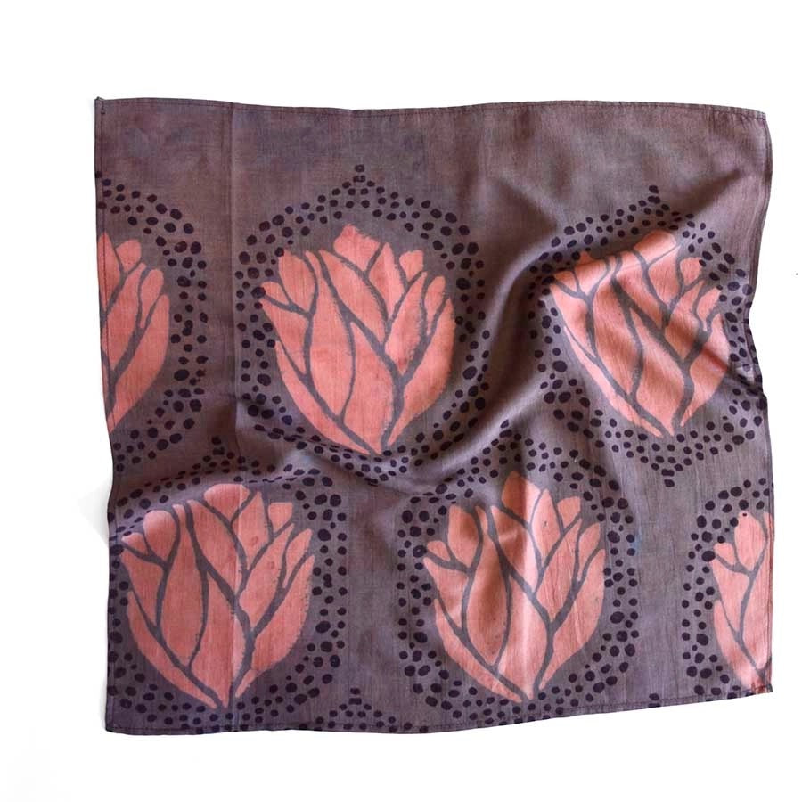 Bandana--Batik Print, Cotton AND/OR Silk, Many Colors/Patterns (Ichcha)