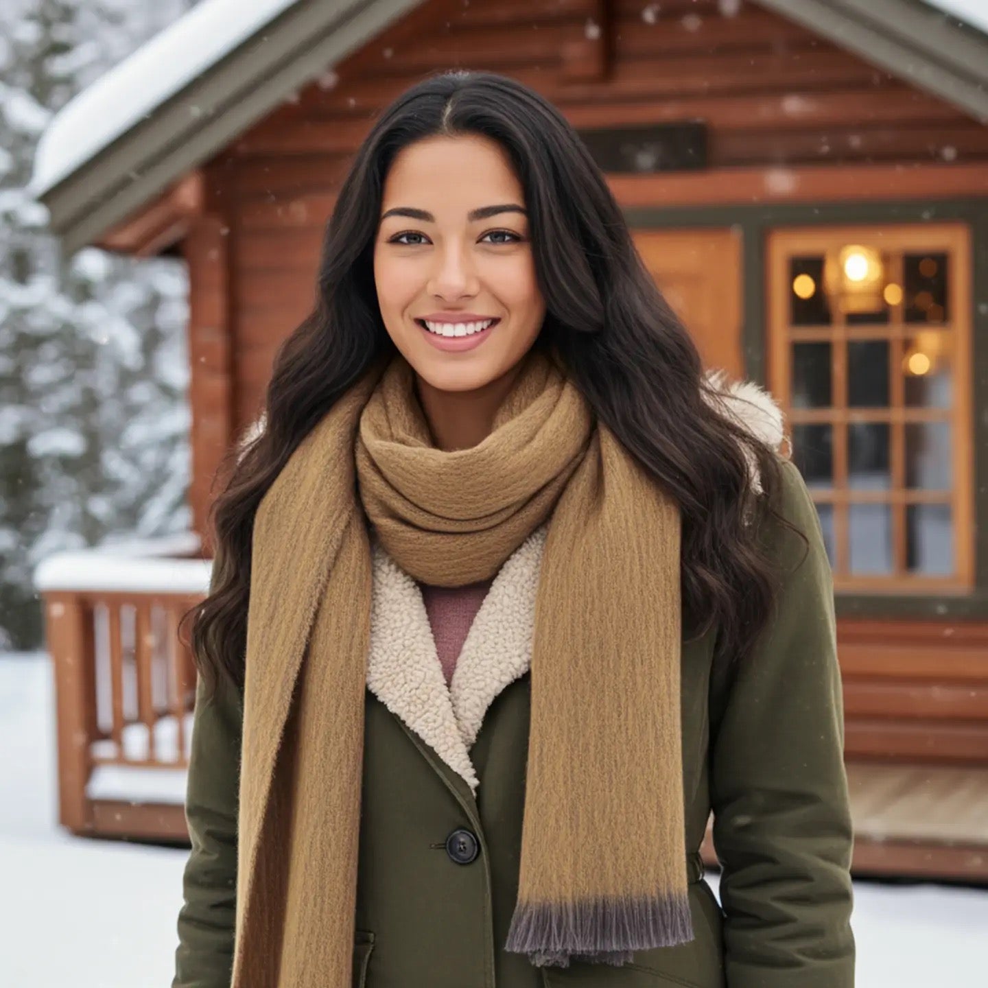 Scarf--Alpaca, Solid, 3 Colors (Shupaca Alpaca)