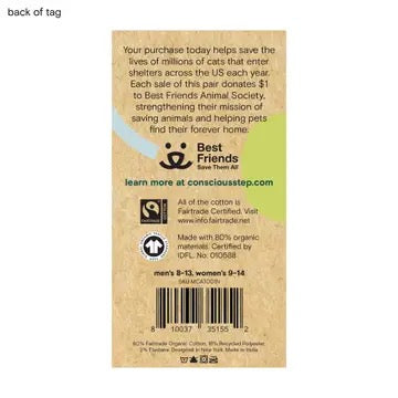 Socks--"Save Cats", Crew OR Ankle (Conscious Steps)
