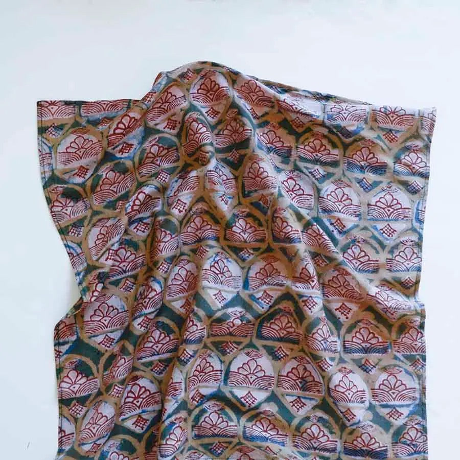 Bandana--Batik Print, Cotton AND/OR Silk, Many Colors/Patterns (Ichcha)