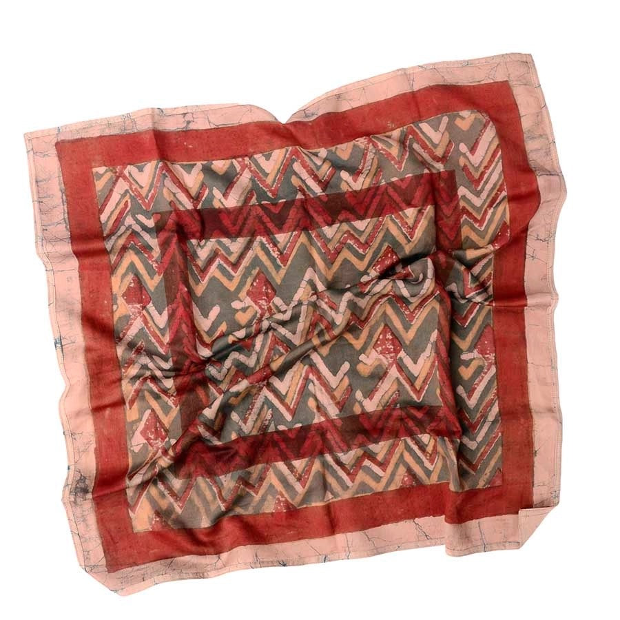 Bandana--Batik Print, Cotton AND/OR Silk, Many Colors/Patterns (Ichcha)