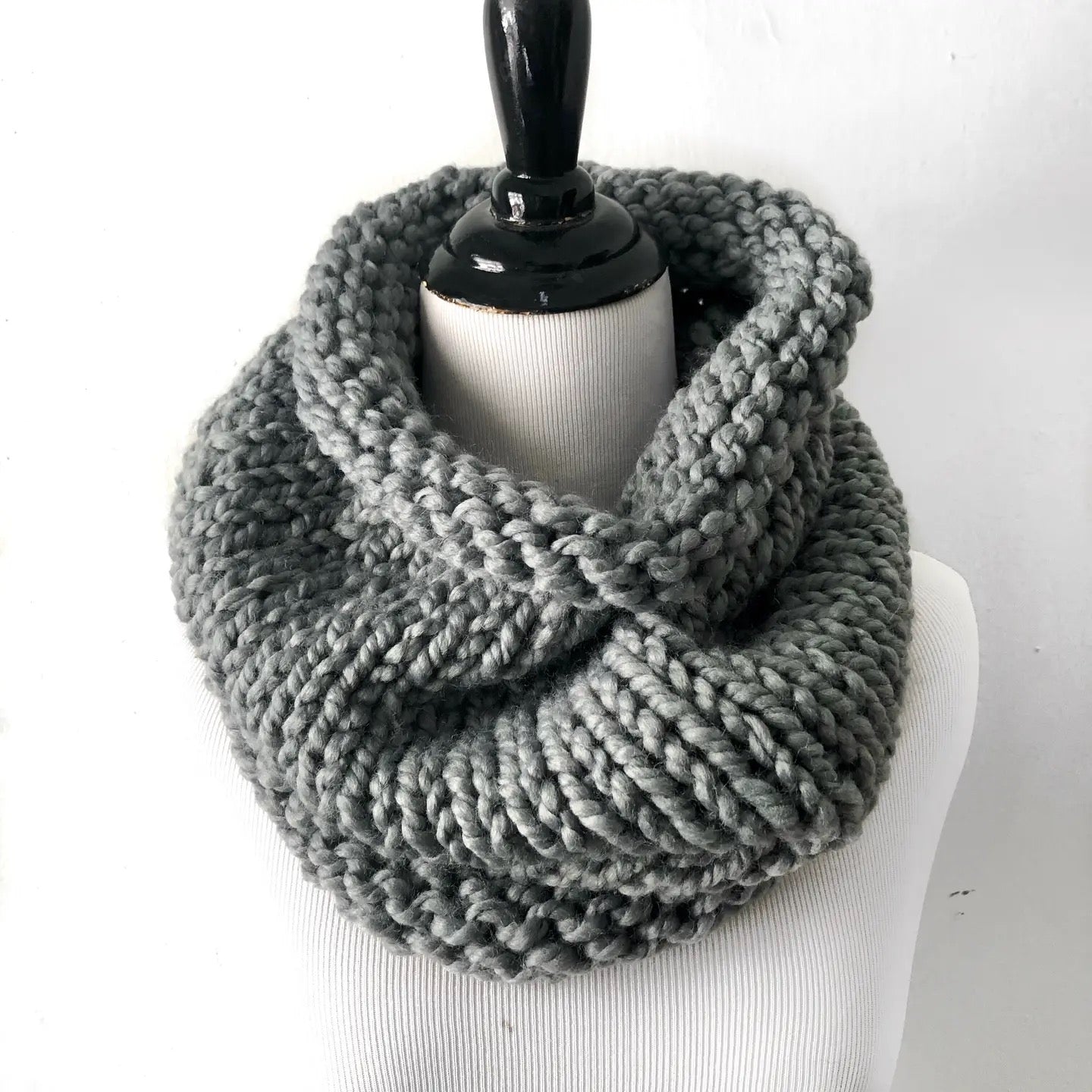 Scarf--Cowl, "Neck Warmer", Wool-Blend, Chunky Knit, Many Colors (NickiChicki)