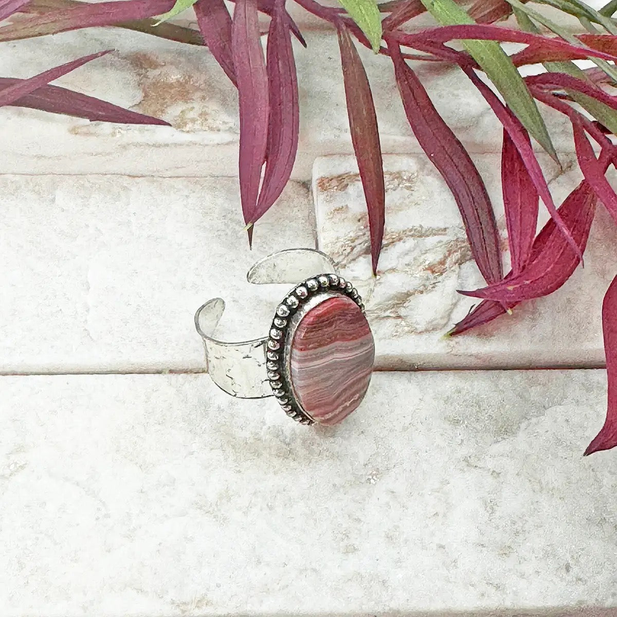 Ring--Statement, Stone, 9 Kinds (Anju)