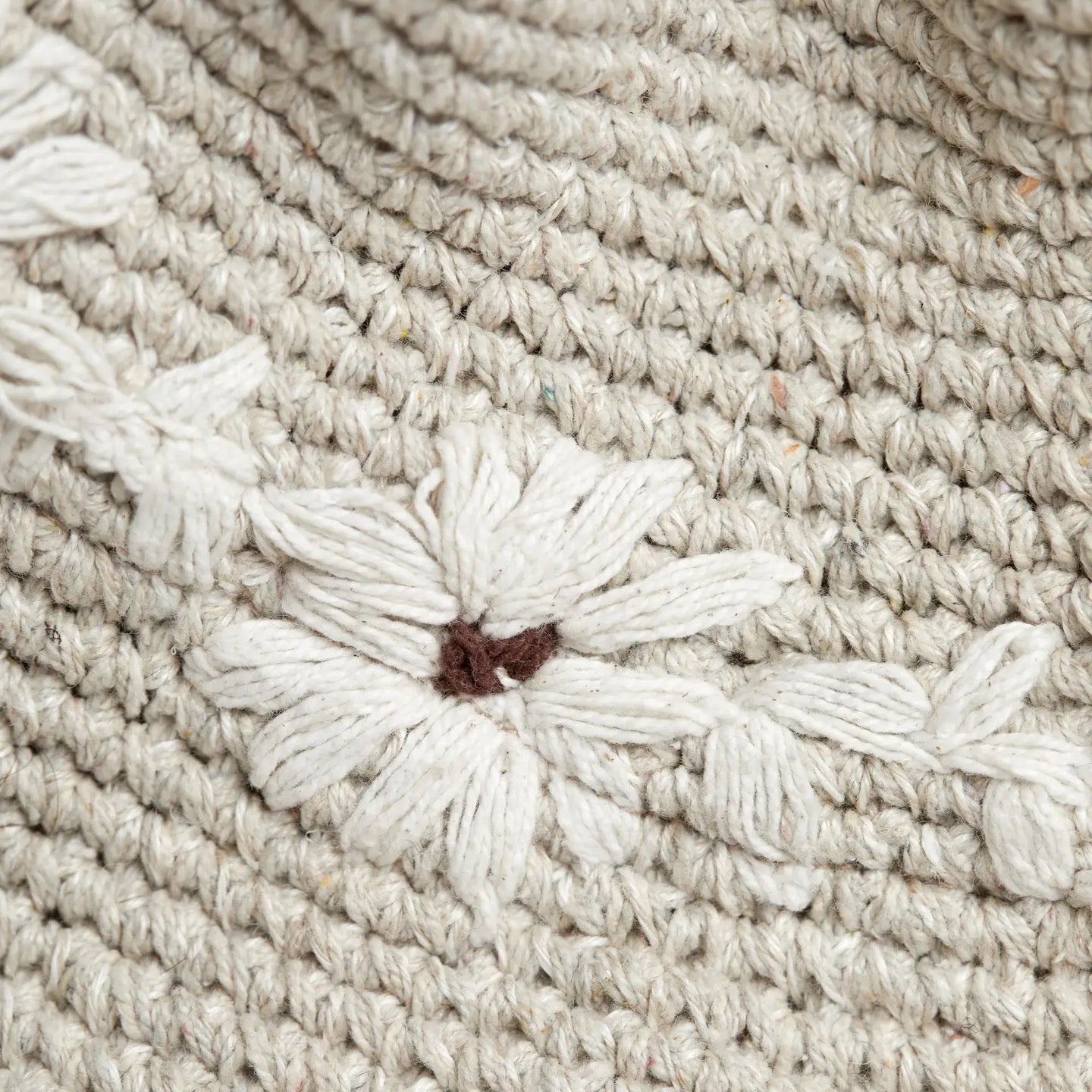 Hat--Fleur", Crocheted-Cotton, 5 Colors (By Many Hands)