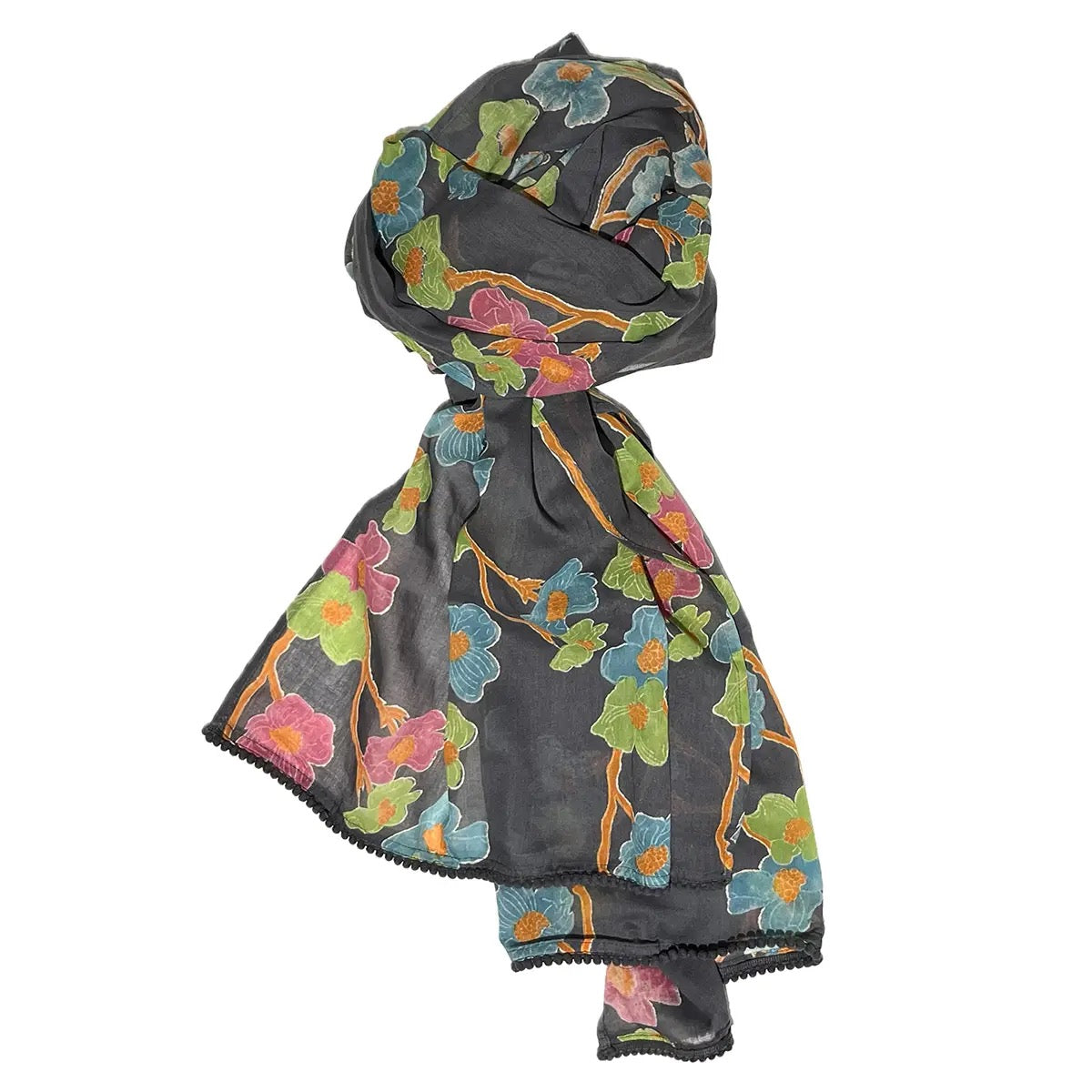 Scarf--Block Print, Cotton, Many Patterns (TO BE Chicago)