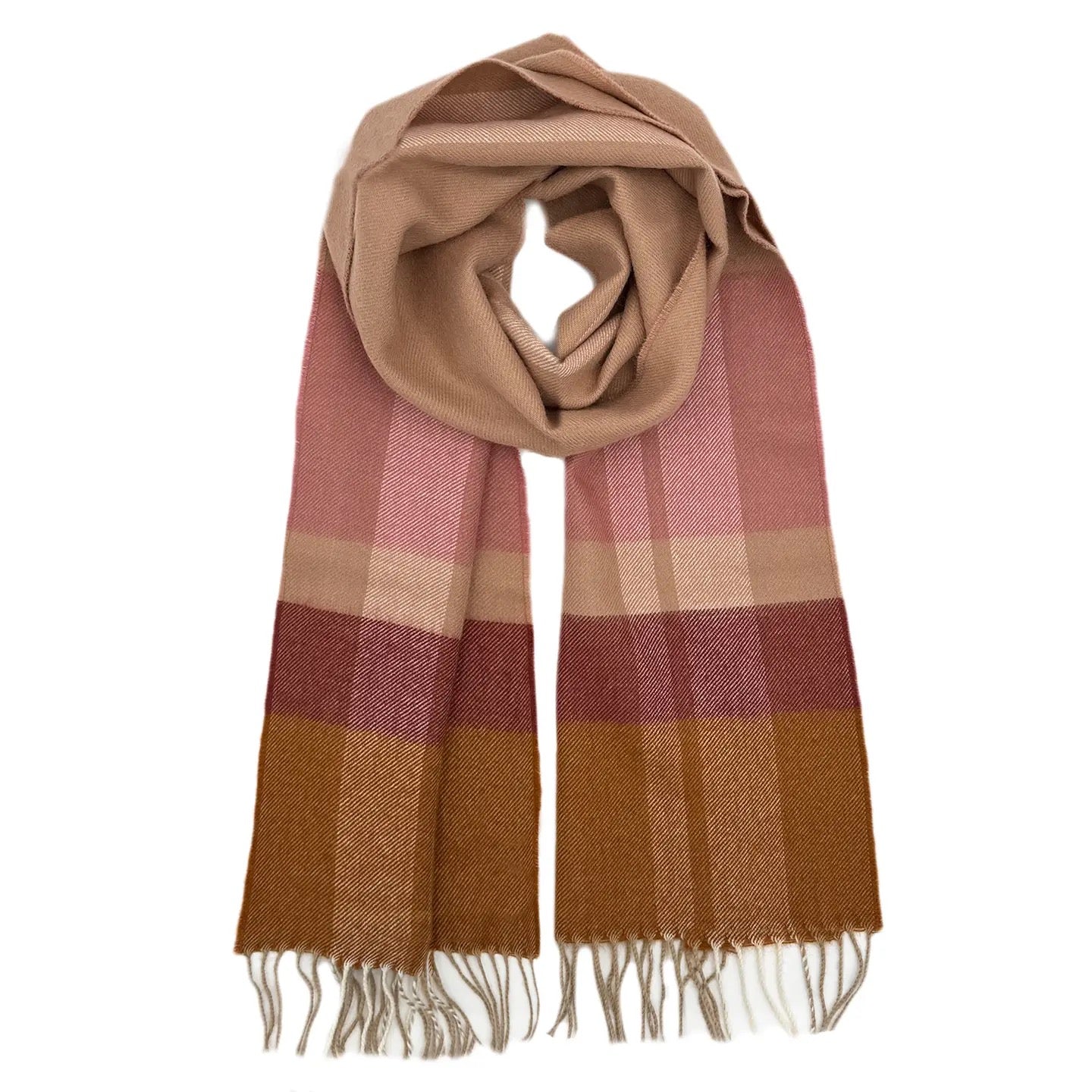 Scarf--Alpaca (Baby), ColorBlock, 2 Colorways (Shupaca Alpaca)