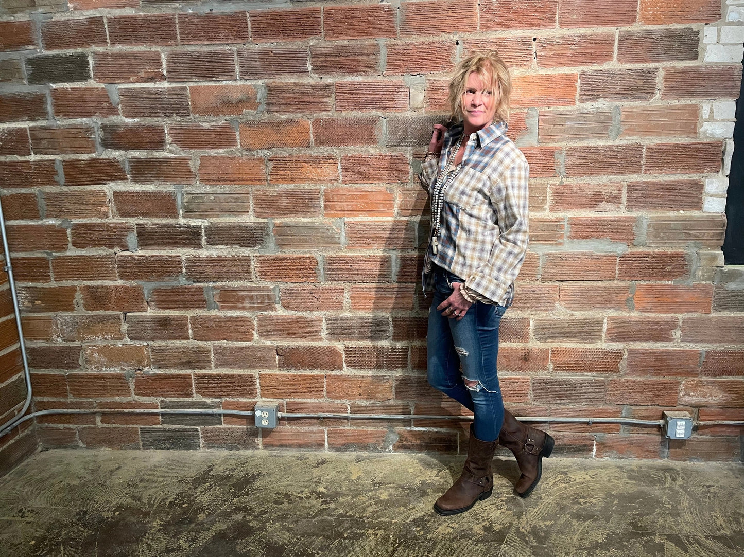 Shirt--"Patchwork", Plaid, Flannel, 2 Versions (Bohemian Grace / Grace & Grit Living)