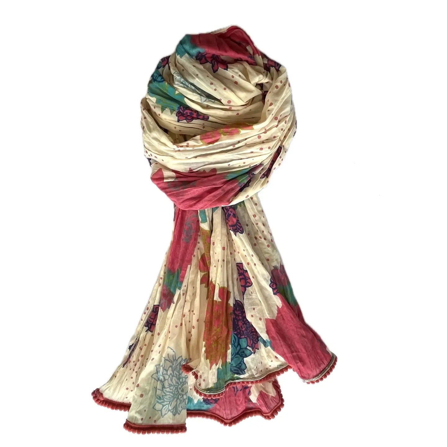 Scarf--"Crinkle", Cotton, Many Patterns (TO BE Chicago)