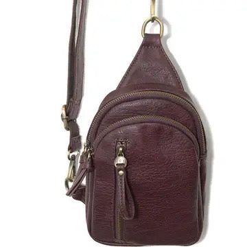 Crossbody--"Skylar", Vegan Leather, Many Colors (Joy Susan)