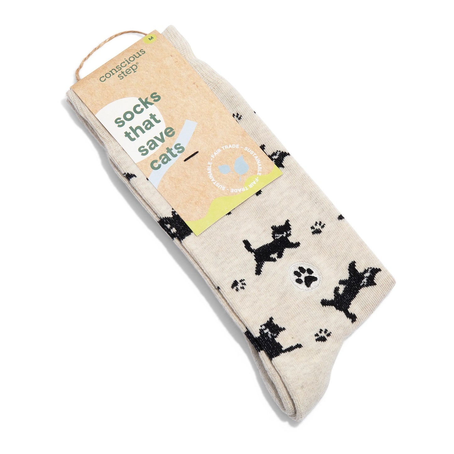 Socks--"Save Cats", Crew OR Ankle (Conscious Steps)