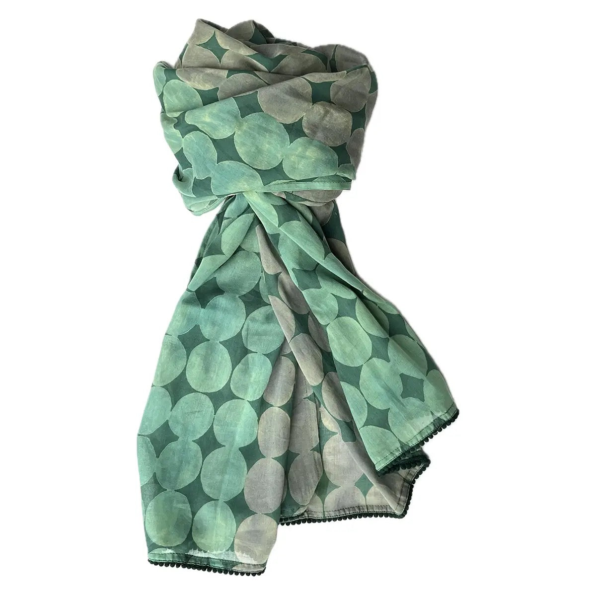 Scarf--Block Print, Cotton, Many Patterns (TO BE Chicago)