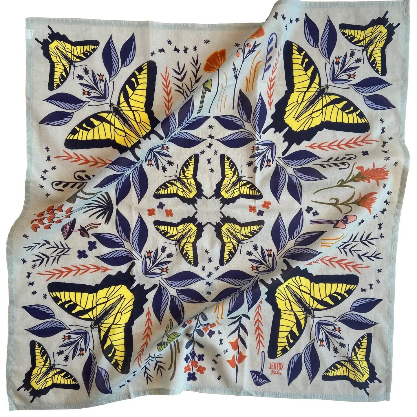 Bandana--Cotton, 3 Patterns (Jen Fox Studio)