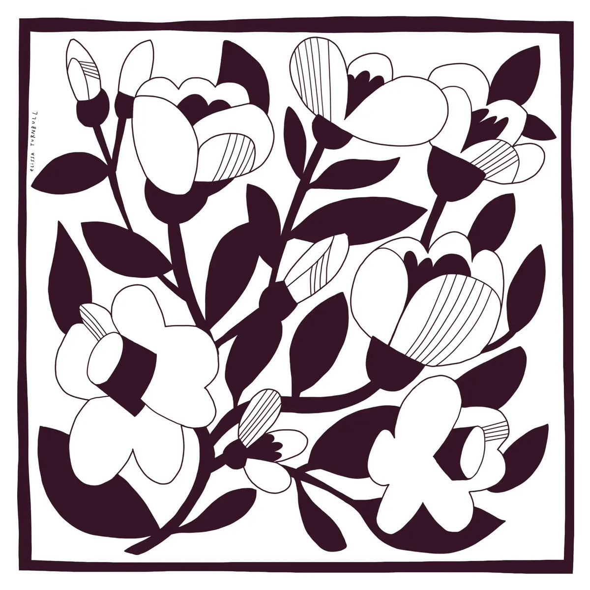 Scarf--Square, Silk, 11 Patterns (Voyager Silk Scarves)
