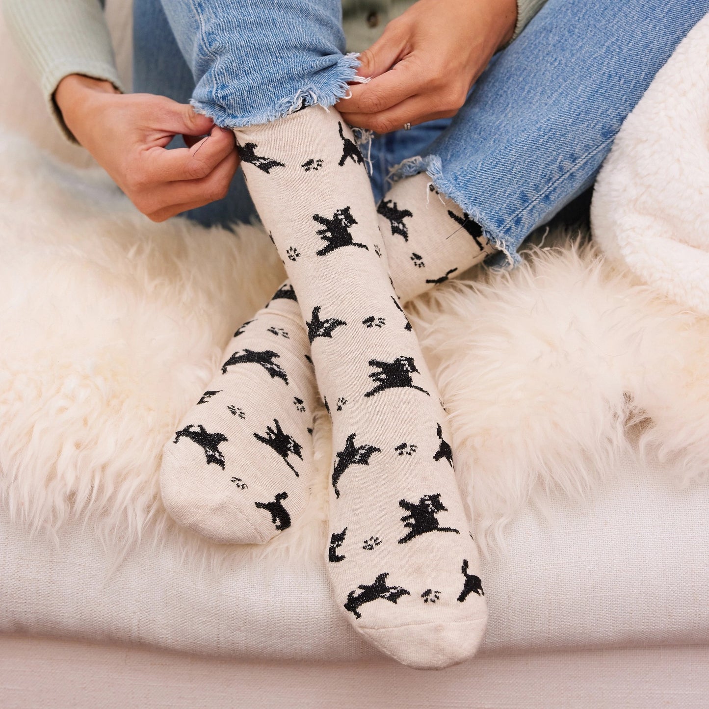 Socks--"Save Cats", Crew OR Ankle (Conscious Steps)