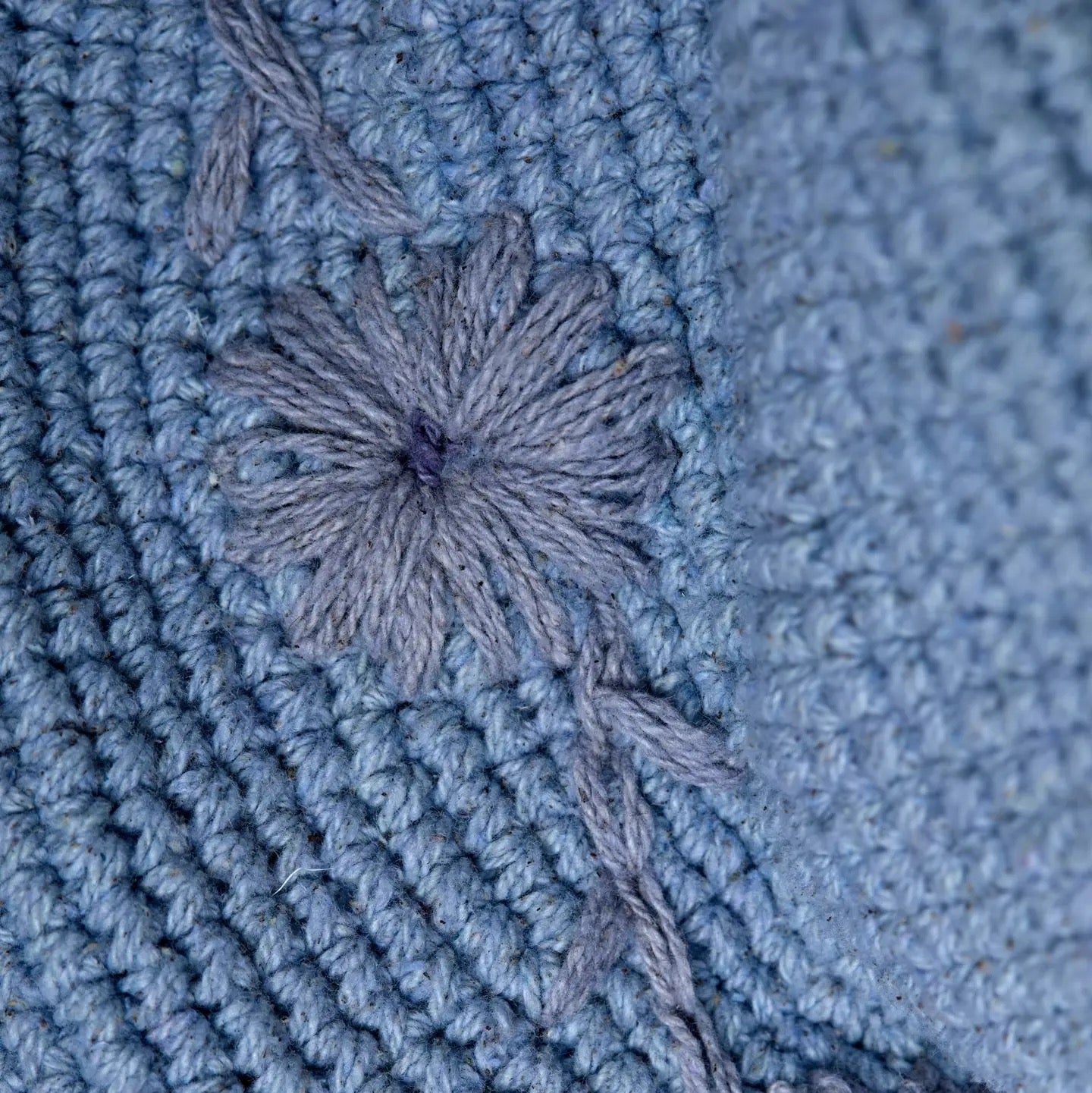 Hat--Fleur", Crocheted-Cotton, 5 Colors (By Many Hands)