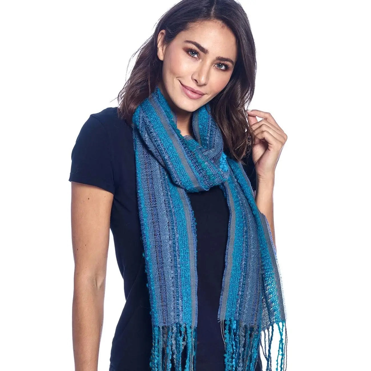 Scarf--Alpaca, Boucle, 5 Colors (Shupaca Alpaca)