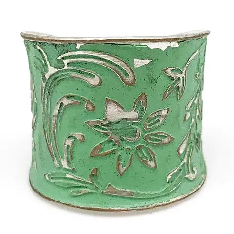 Ring--"Patina" Copper or Silver, MANY Colors/Patterns (Anju)