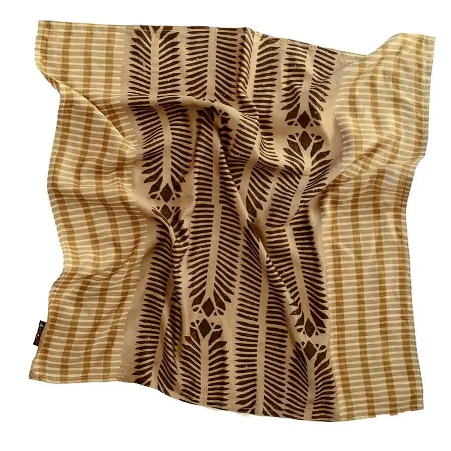 Bandana--Batik Print, Cotton AND/OR Silk, Many Colors/Patterns (Ichcha)