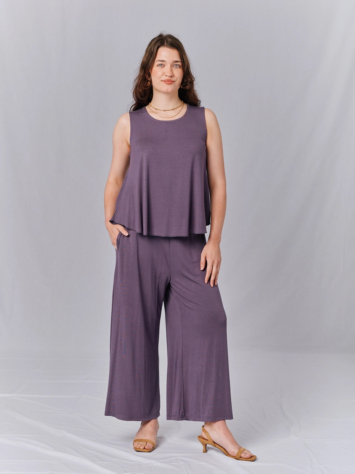 Pants--Yoga, Black, Denim OR Parrot Green (Windhorse Trading Co)