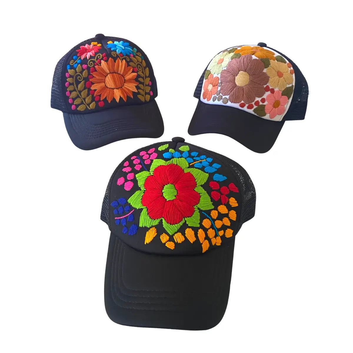 Hat--Trucker, Floral, Many Colors (Lumily)