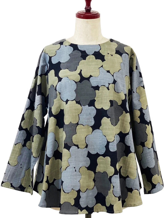 Top--"Clouds", Cotton, Dark or Light version (Mona Lisa)