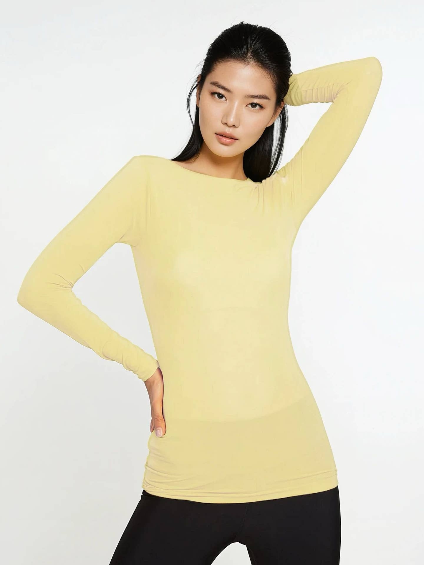 Top--"Second Skin"--ONE color, Long sleeved, 5 colors ( (AMB Designs)