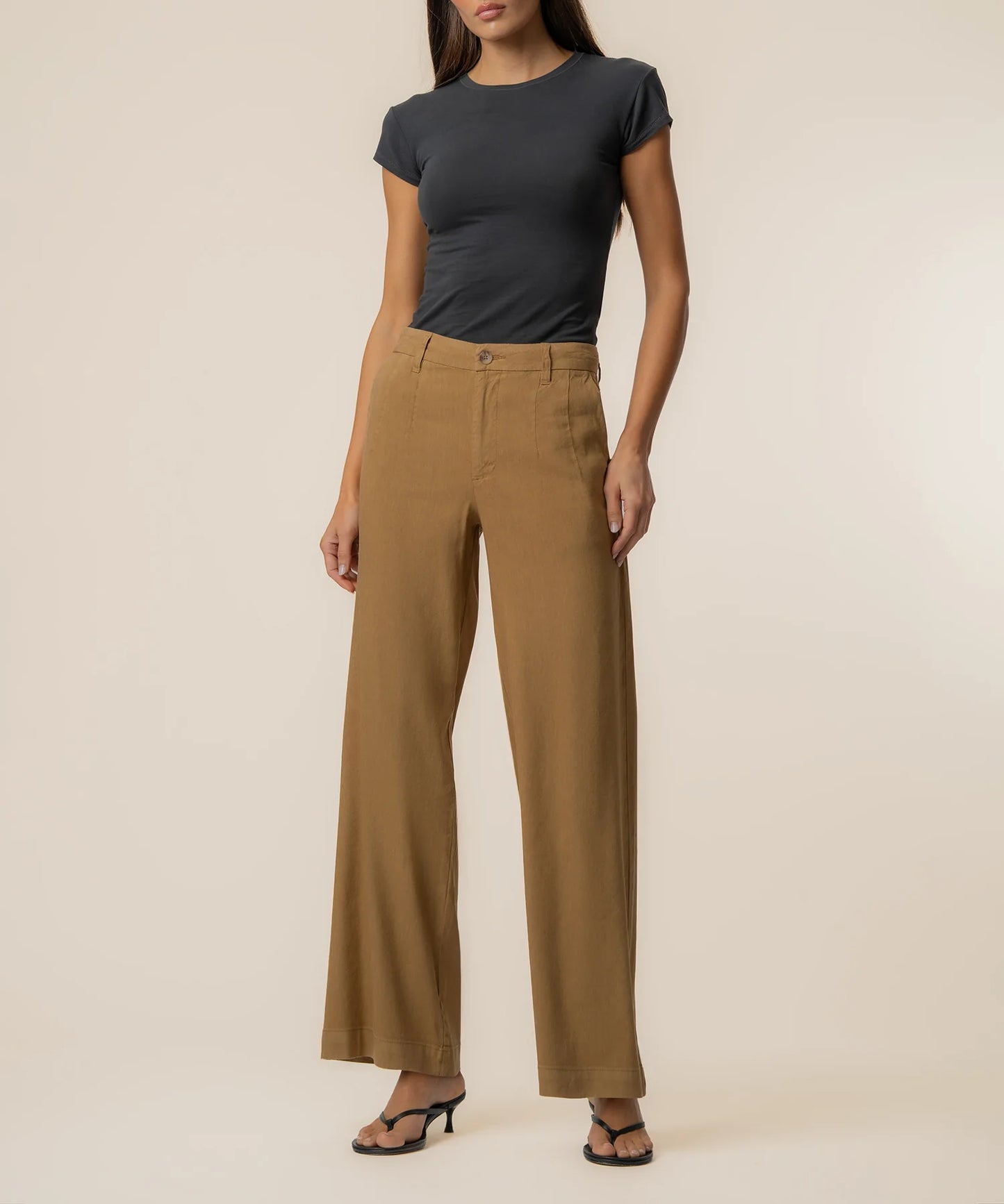 Pants--"Meg", Wide Leg, Linen, 4 Colors (Kut from the Kloth)